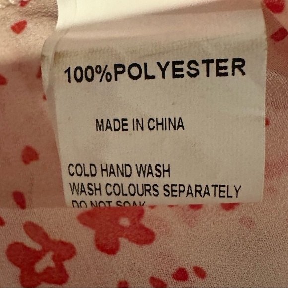 Princess Polly Altona Smocked Tiered Ruffle Long Sleeve Print Mini Dress Size 0 - Picture 12 of 14